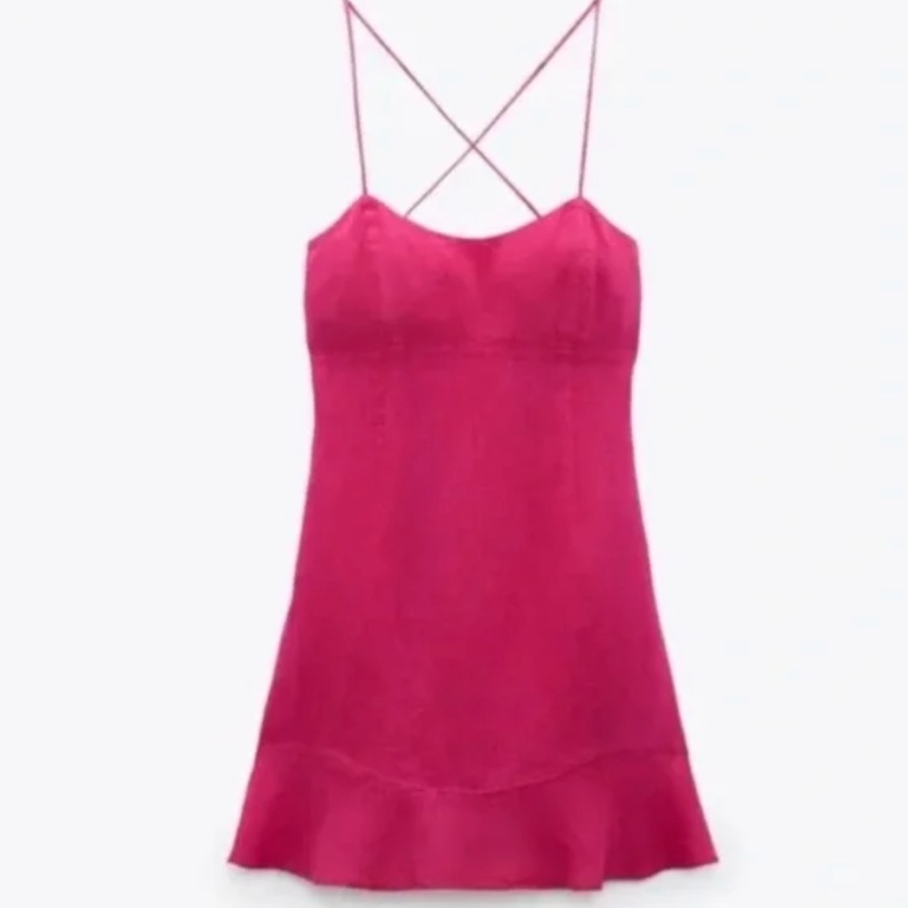 Zara Mini Linen Dress
